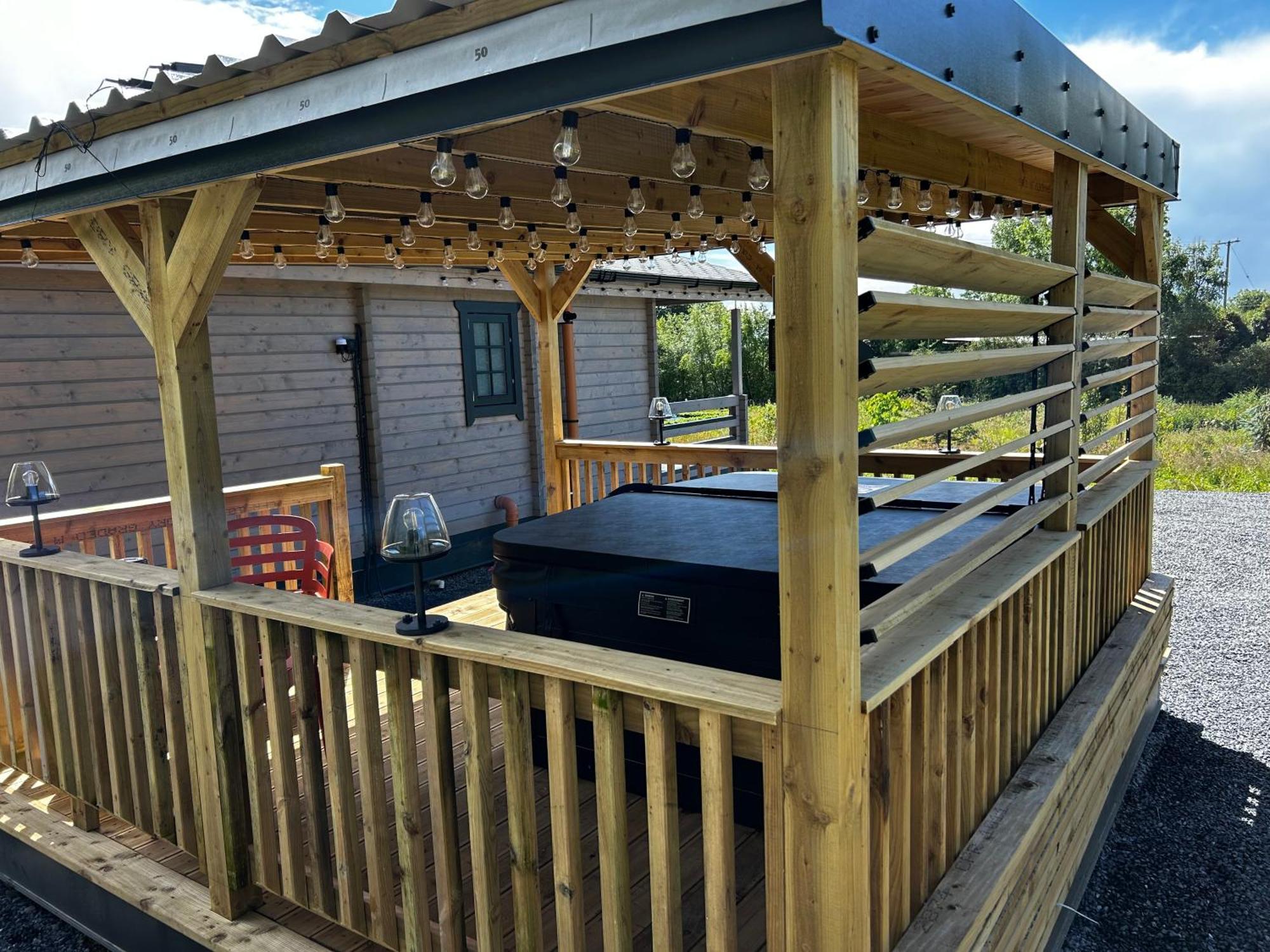 Little Rock Retreat Log Cabin With Hot Tub Castletown Gheoghegan Экстерьер фото