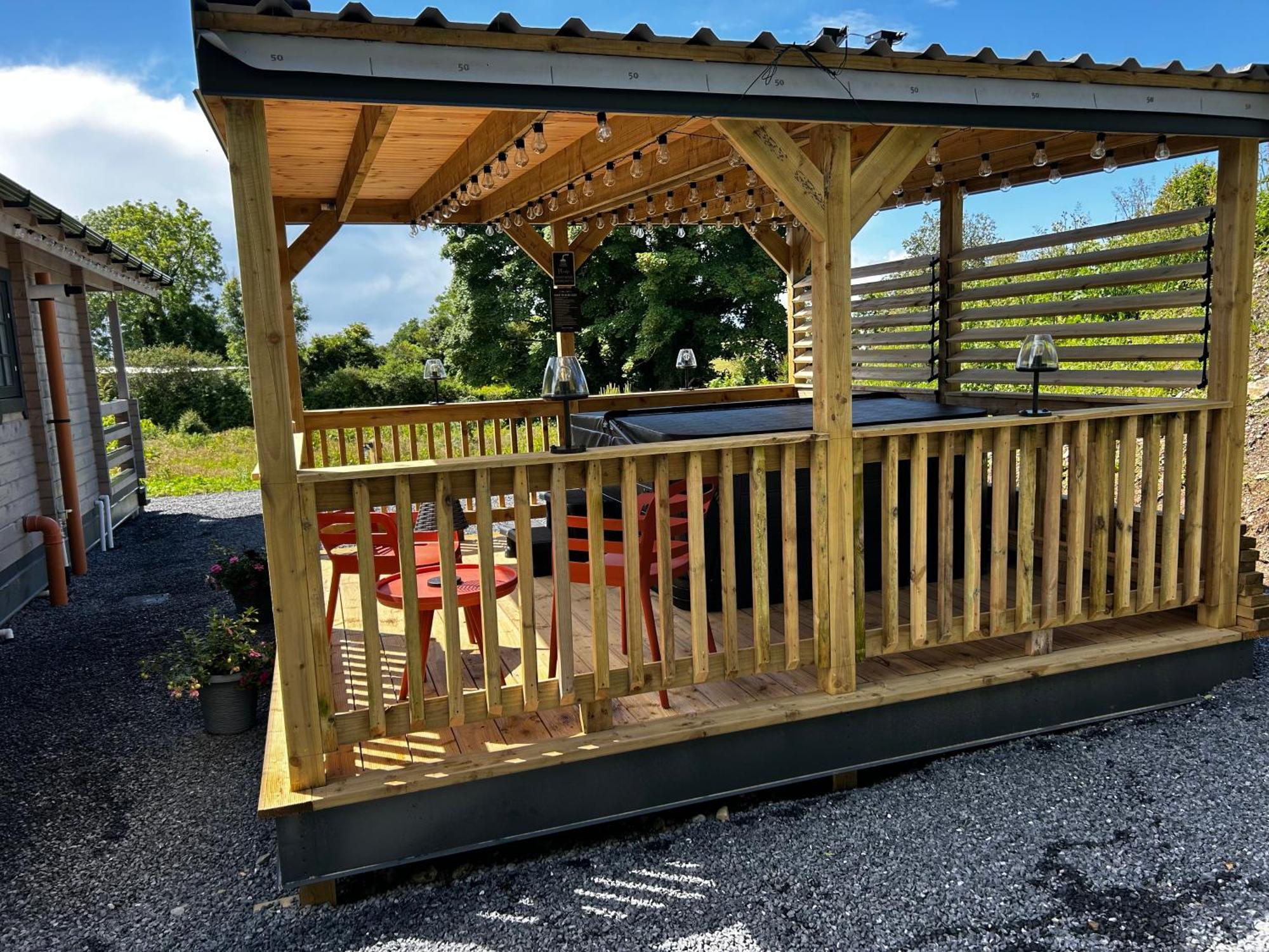 Little Rock Retreat Log Cabin With Hot Tub Castletown Gheoghegan Экстерьер фото